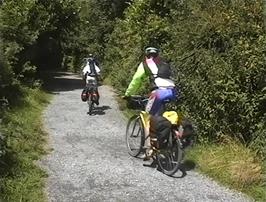 The start of the very scenic coast path from Hunter's Inn to Woody Bay